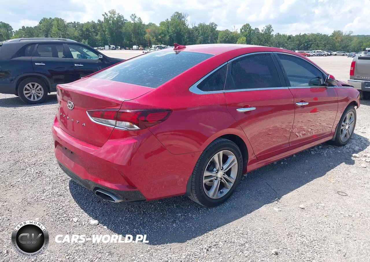 2019 Hyundai Sonata Sel VIN:5NPE34AF7KH737290 - 4