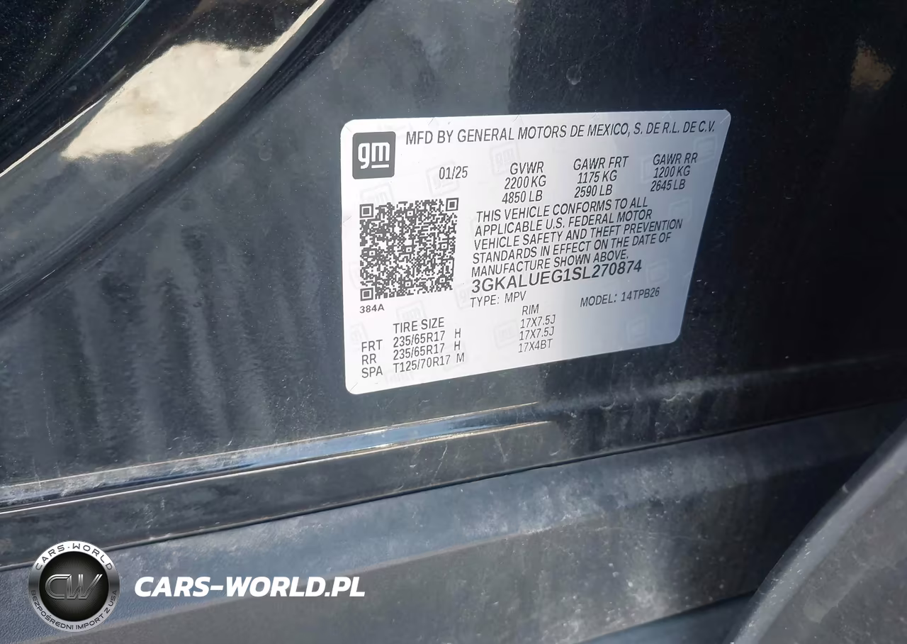 2025 GMC Terrain Awd Elevation VIN:3GKALUEG1SL270874 - 9