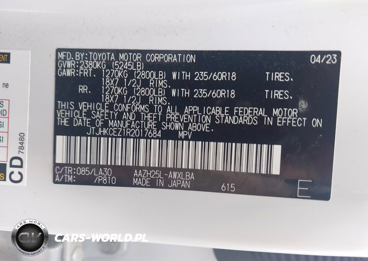 2024 Lexus Nx 350H Luxury VIN:JTJHKCEZ1R2017684 - 9