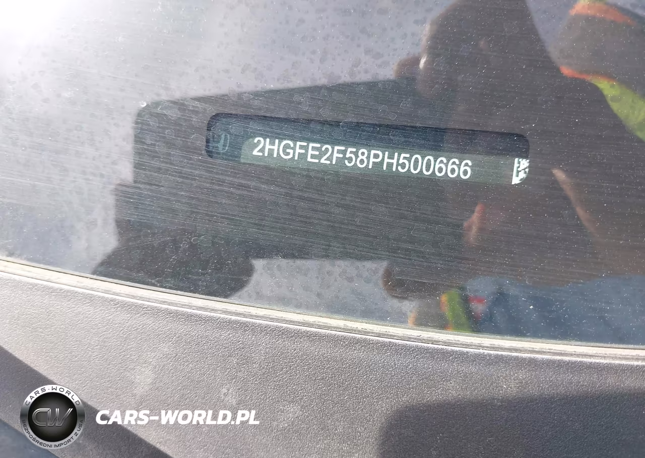 2023 Honda Civic Sport VIN:2HGFE2F58PH500666 - 9