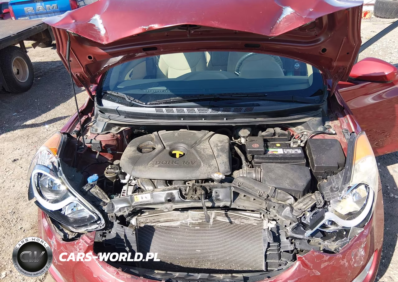 2013 Hyundai Elantra Gls VIN:5NPDH4AEXDH404198 - 10