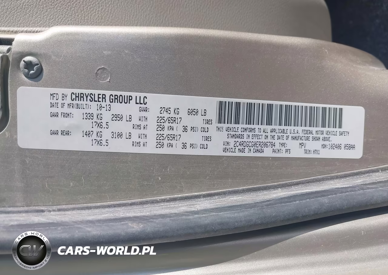 2014 Dodge Grand Caravan Sxt VIN:2C4RDGCG0ER206784 - 9