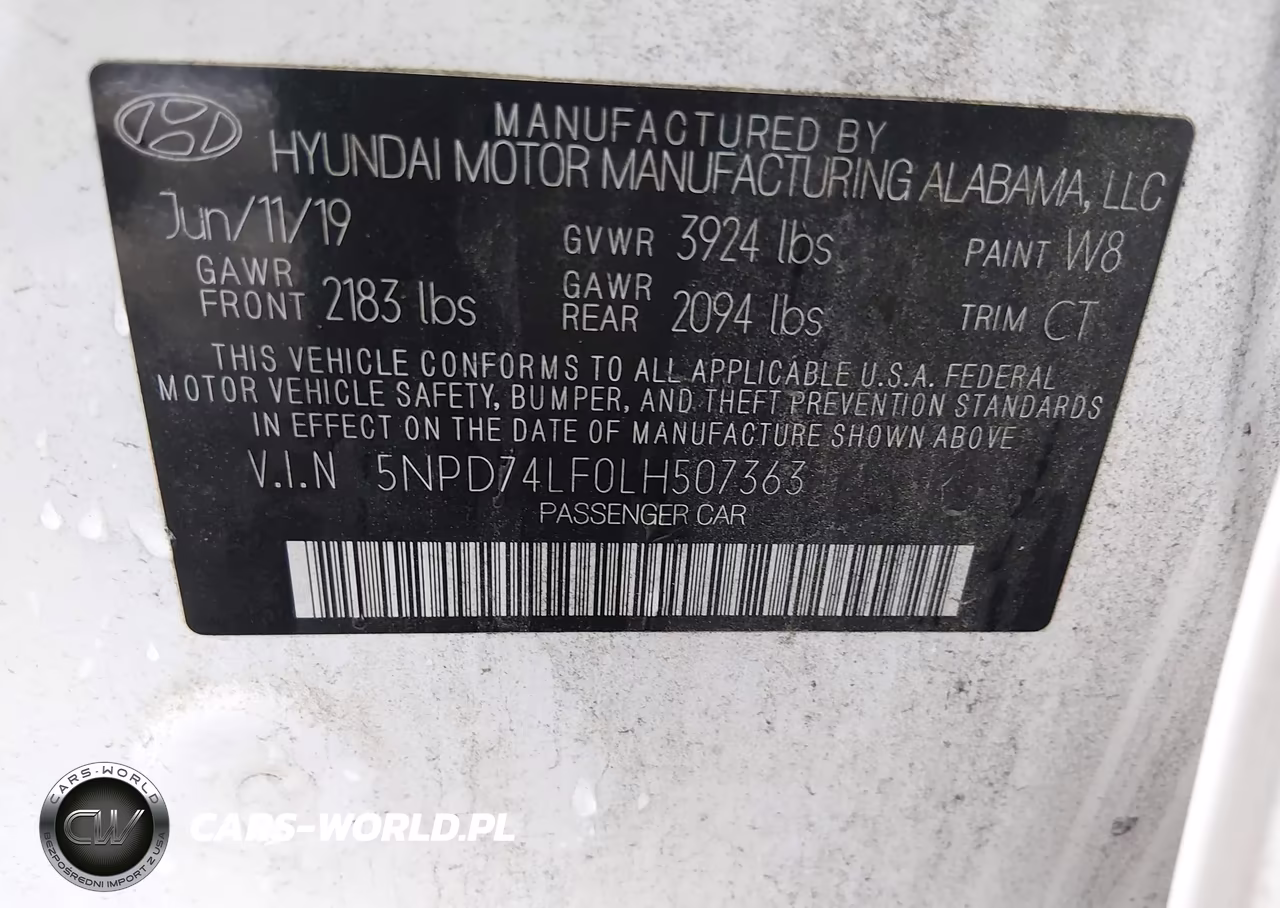 2020 Hyundai Elantra Se VIN:5NPD74LF0LH507363 - 9