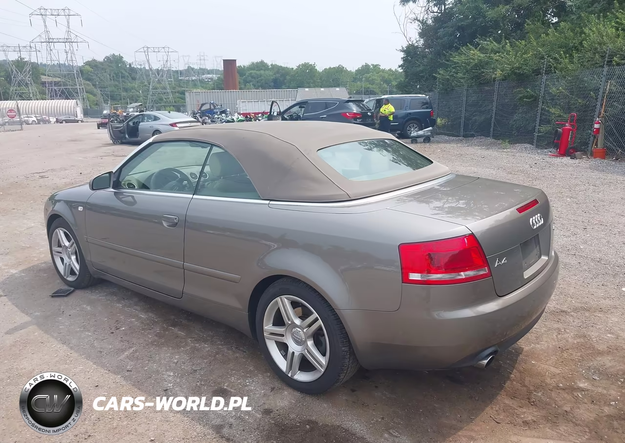 2008 Audi A4 2.0T VIN:WAUDF48H68K003595 - 3