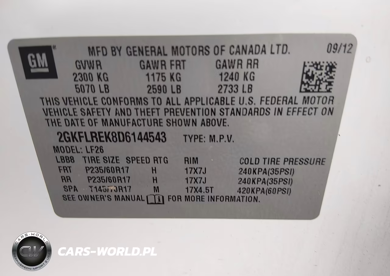 2013 GMC Terrain Sle-1 VIN:2GKFLREK8D6144543 - 9