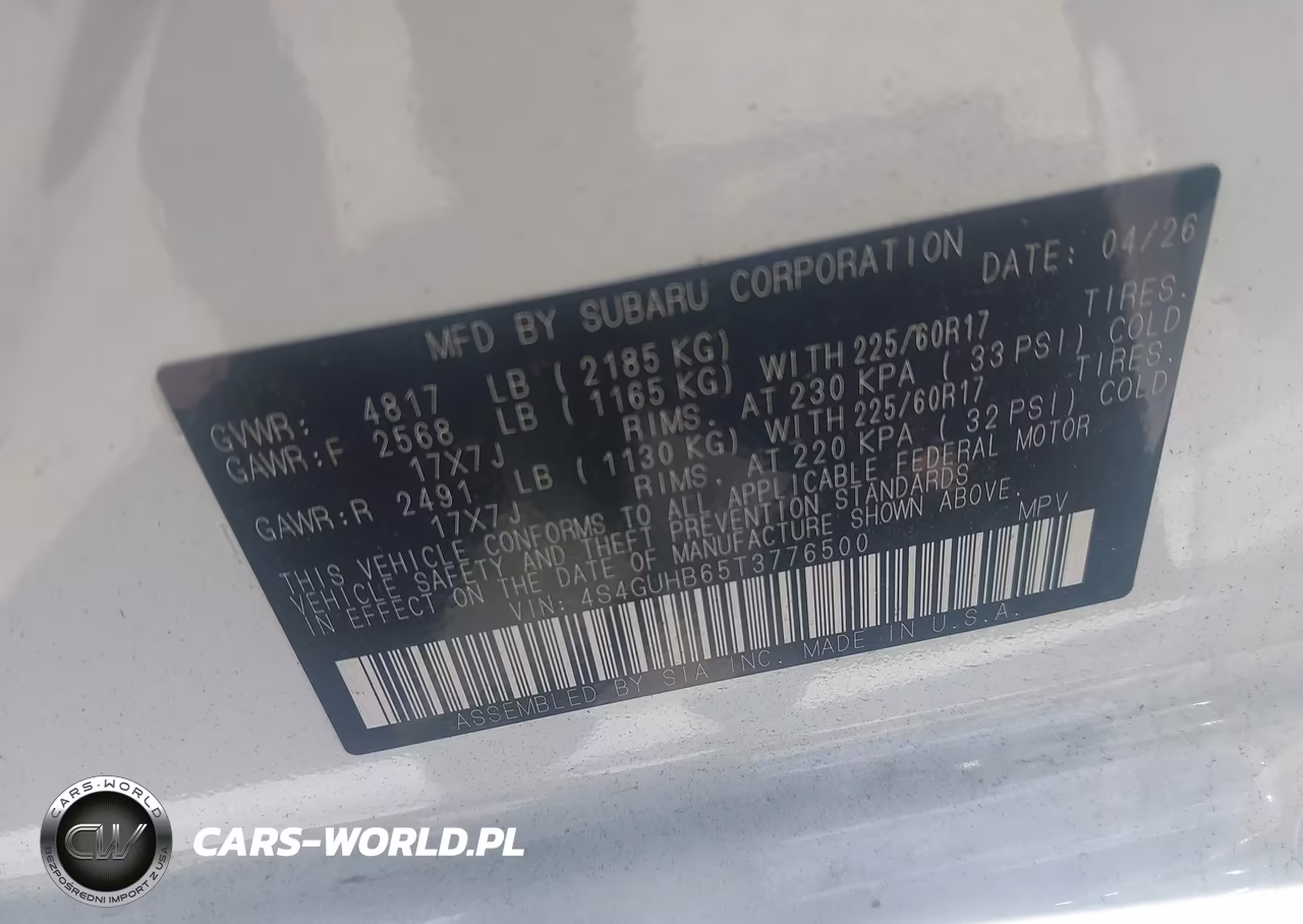 2026 Subaru Crosstrek VIN:4S4GUHB65T3776500 - 9