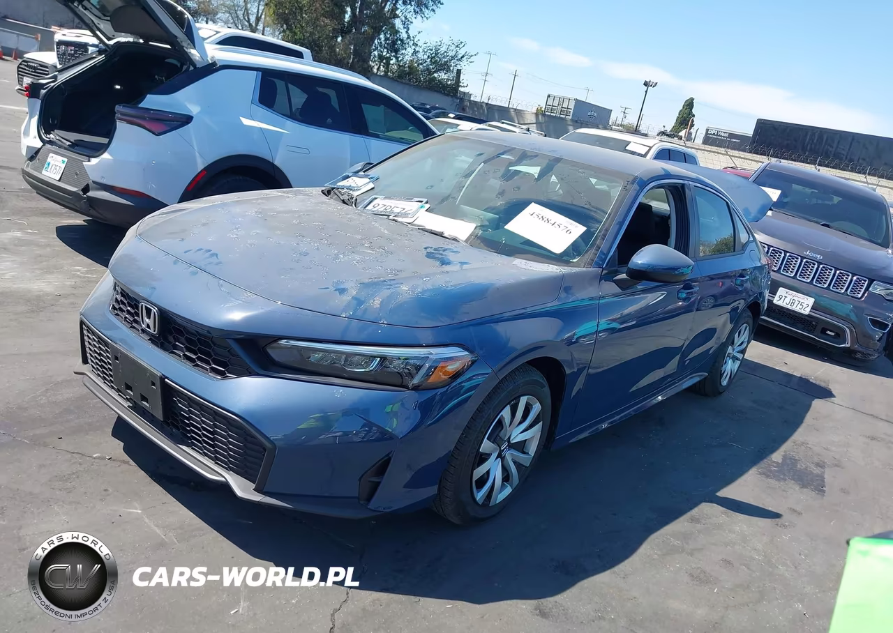2026 Honda Civic Lx VIN:2HGFE2F2XTH593173 - 2
