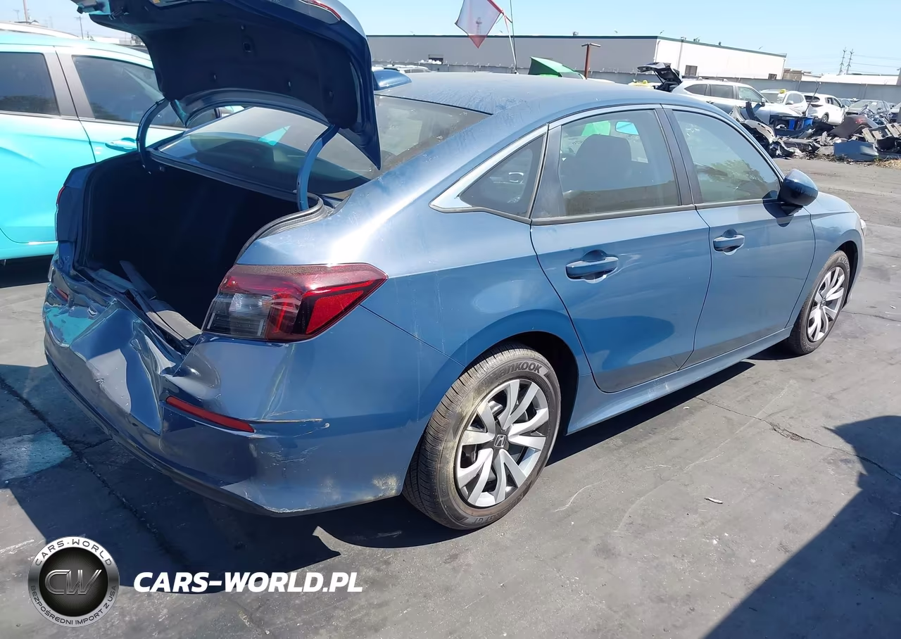 2026 Honda Civic Lx VIN:2HGFE2F2XTH593173 - 4