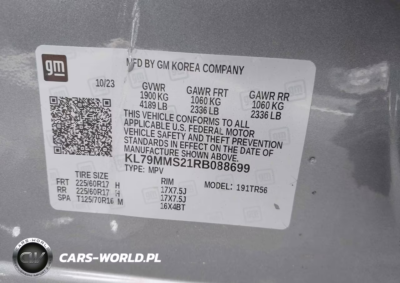 2024 Chevrolet Trailblazer Fwd Ls VIN:KL79MMS21RB088699 - 9