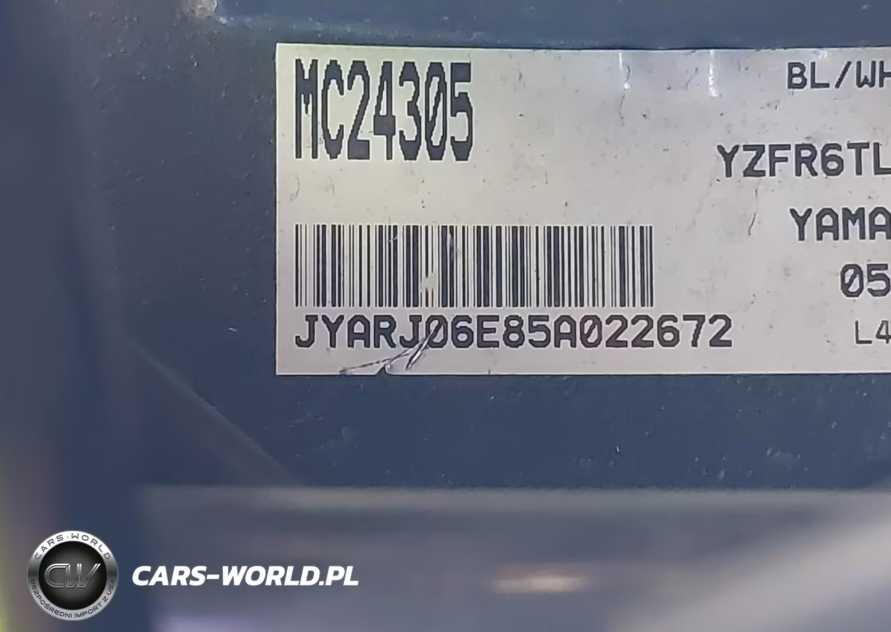 2005 Yamaha Yzfr6 L VIN:JYARJ06E85A022672 - 10