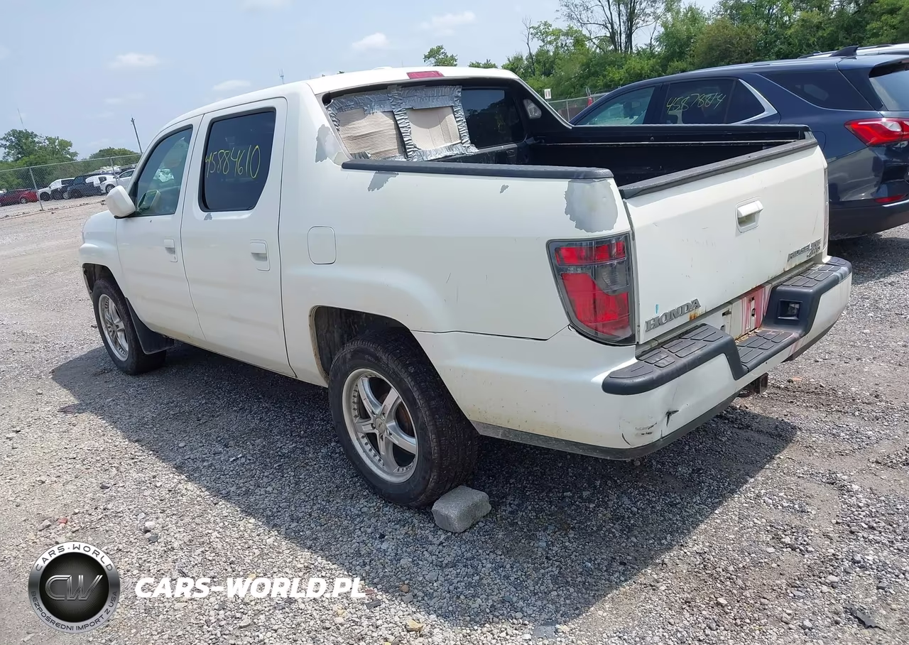 2014 Honda Ridgeline Rtl VIN:5FPYK1F57EB004827 - 3