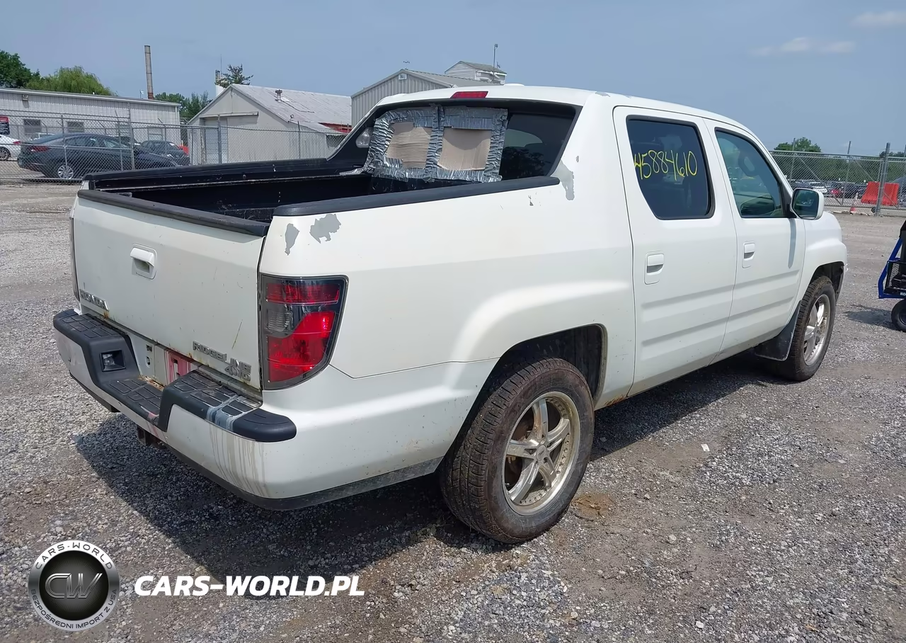 2014 Honda Ridgeline Rtl VIN:5FPYK1F57EB004827 - 4