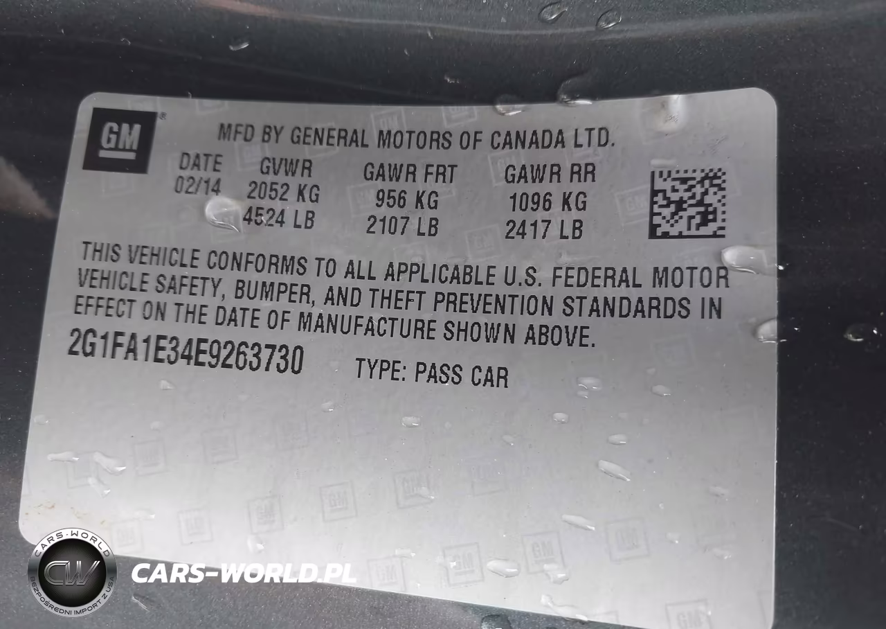 2014 Chevrolet Camaro 2Ls VIN:2G1FA1E34E9263730 - 9