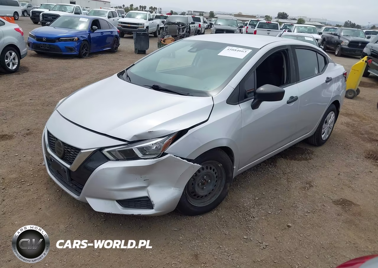 2020 Nissan Versa S Xtronic Cvt VIN:3N1CN8DV1LL919664 - 2