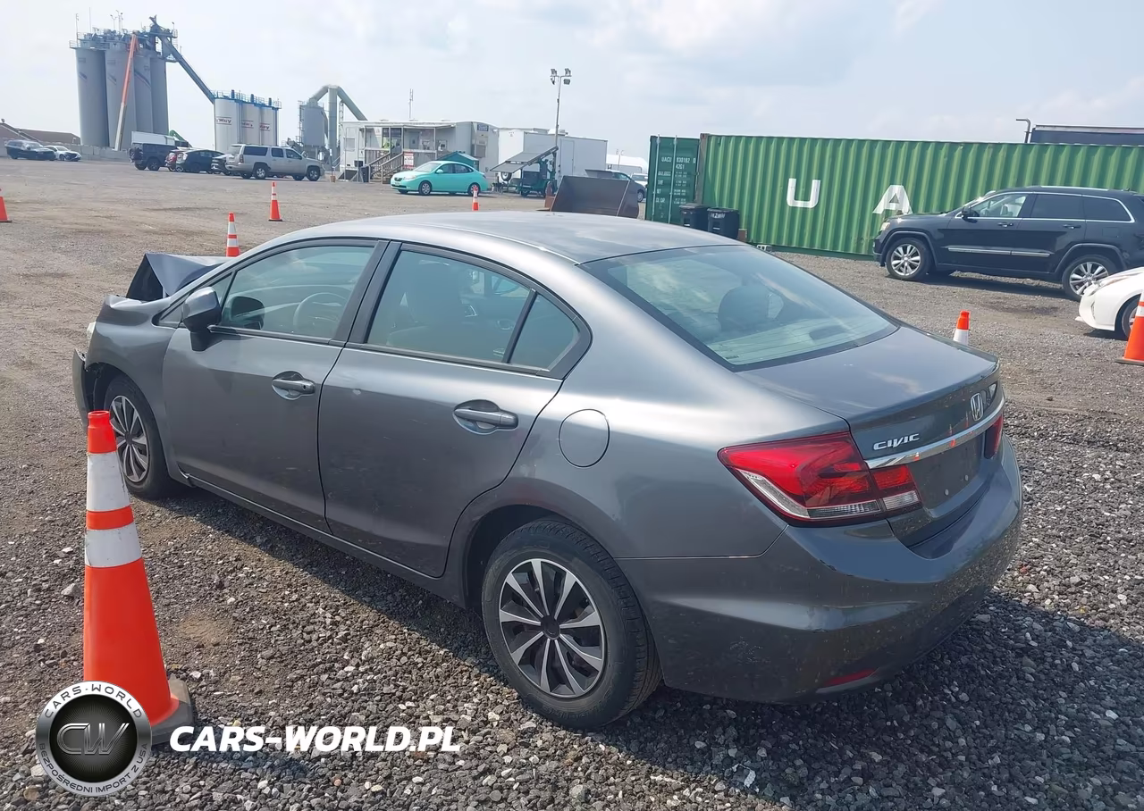 2013 Honda Civic Lx VIN:19XFB2F57DE245488 - 3