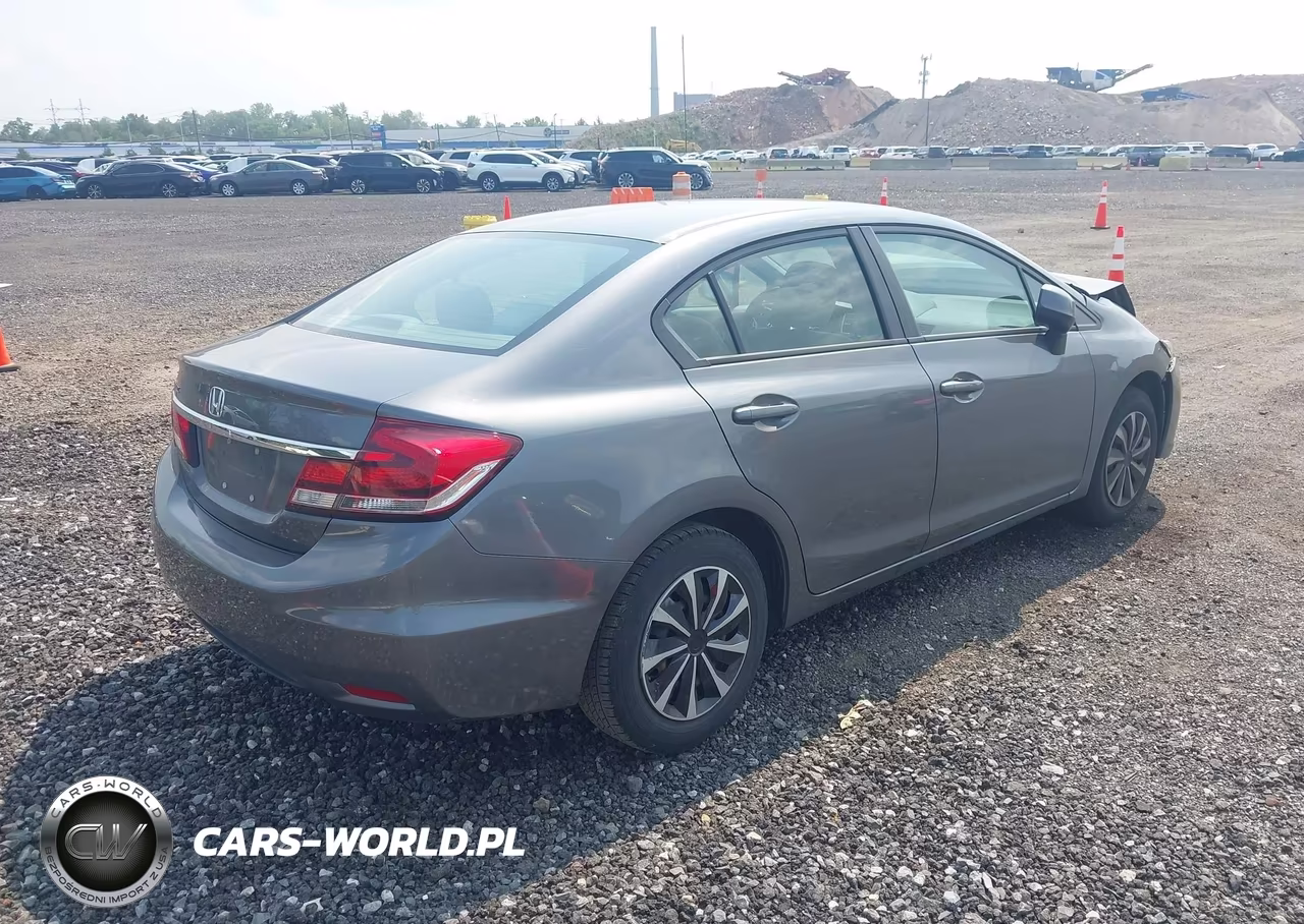 2013 Honda Civic Lx VIN:19XFB2F57DE245488 - 4
