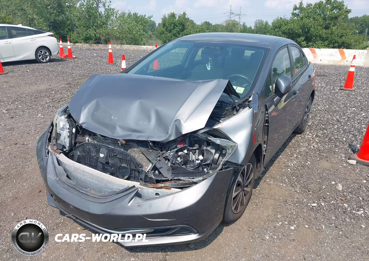 2013 Honda Civic Lx VIN:19XFB2F57DE245488 - 6