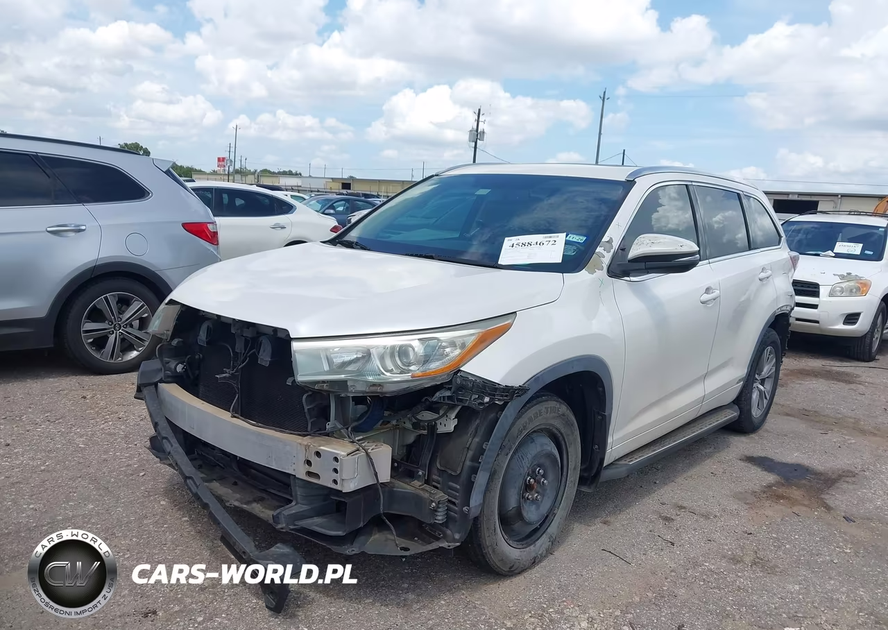 2015 Toyota Highlander Xle V6 VIN:5TDKKRFH7FS065678 - 2