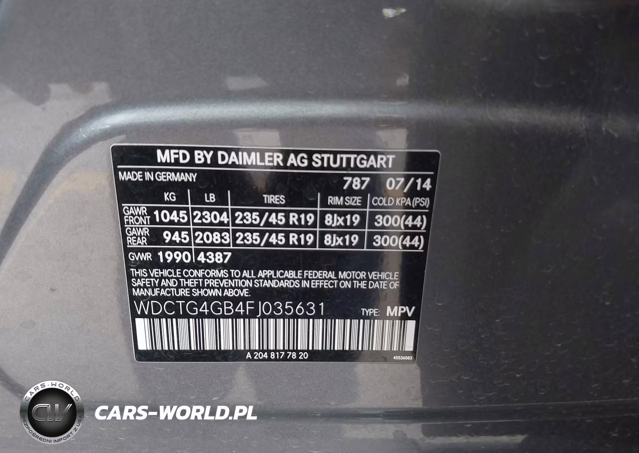 2015 Mercedes-Benz Gla 250 4Matic VIN:WDCTG4GB4FJ035631 - 9