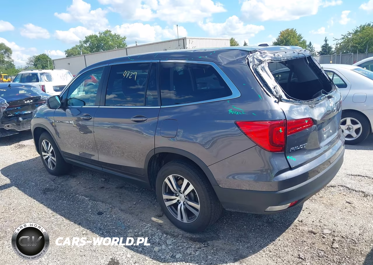 2018 Honda Pilot Ex-L VIN:5FNYF6H52JB002355 - 3