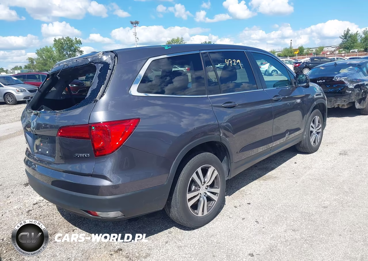 2018 Honda Pilot Ex-L VIN:5FNYF6H52JB002355 - 4