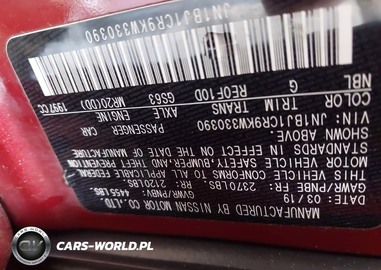 2019 Nissan Rogue Sport S VIN:JN1BJ1CR9KW330390 - 9