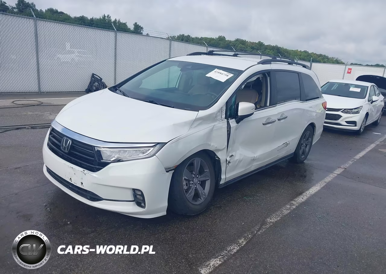 2021 Honda Odyssey Ex VIN:5FNRL6H55MB013688 - 2