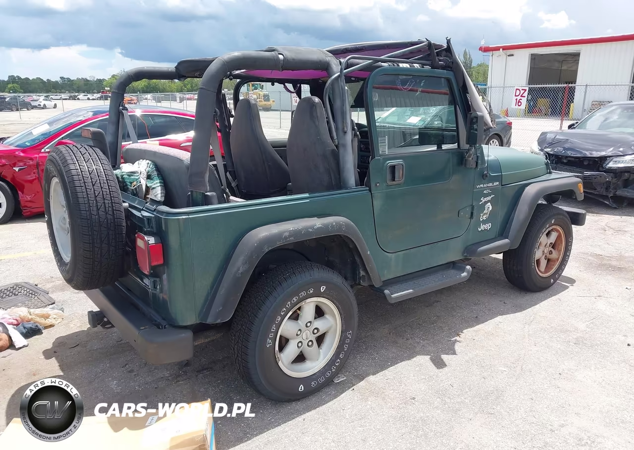 2000 Jeep Wrangler Sport VIN:1J4FA49S8YP704849 - 4