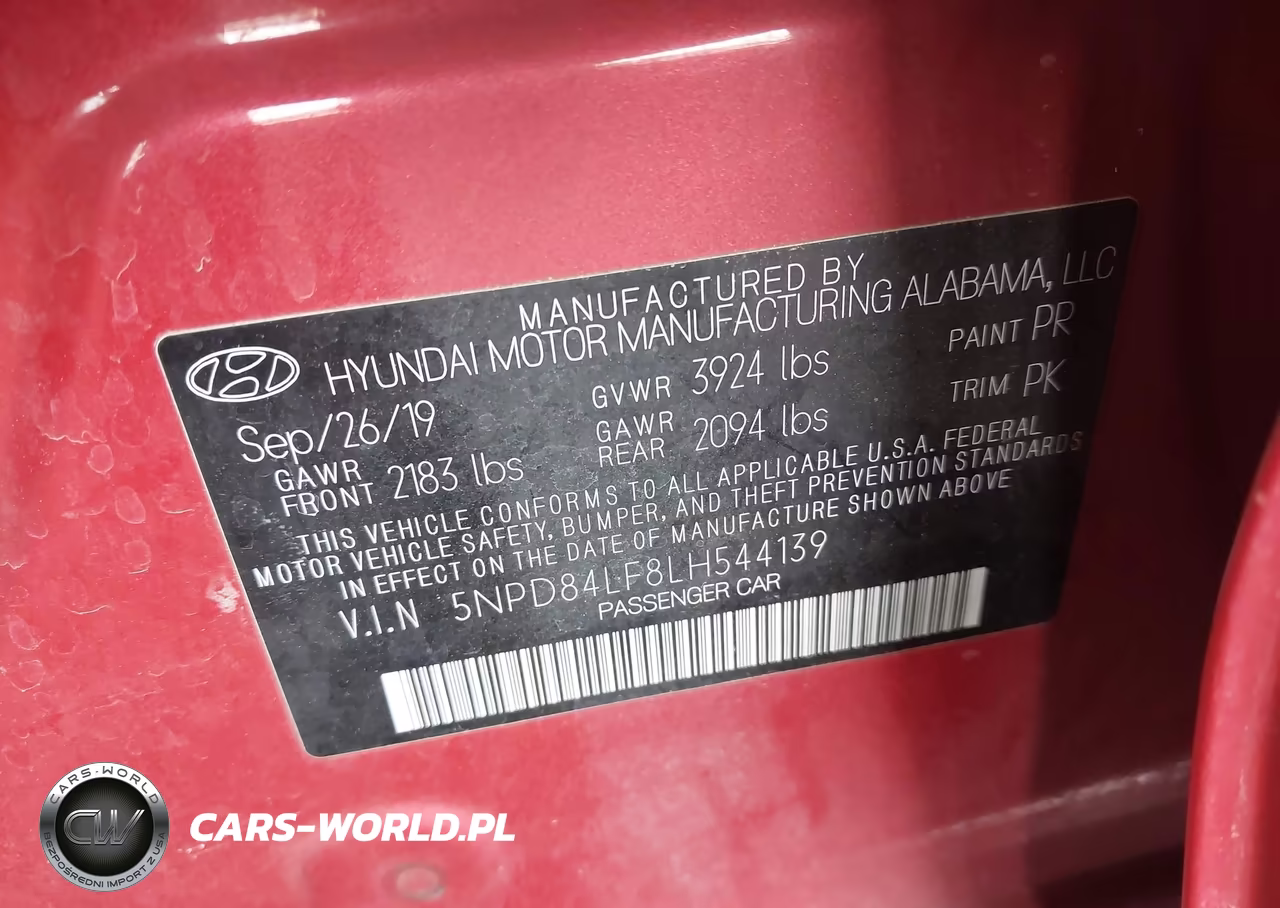 2020 Hyundai Elantra Sel VIN:5NPD84LF8LH544139 - 9