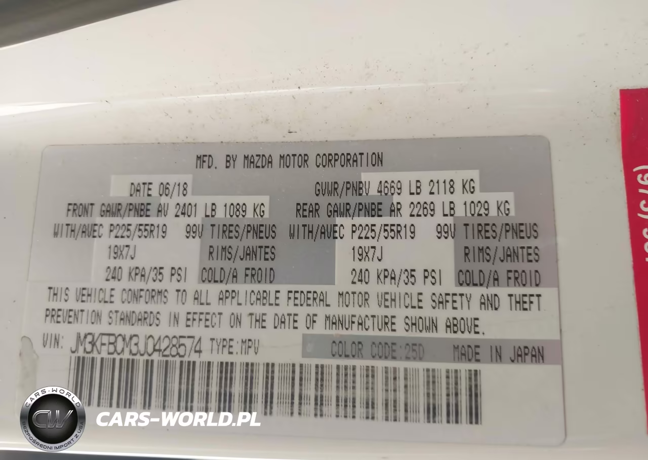 2018 Mazda Cx-5 Touring VIN:JM3KFBCM3J0428574 - 9