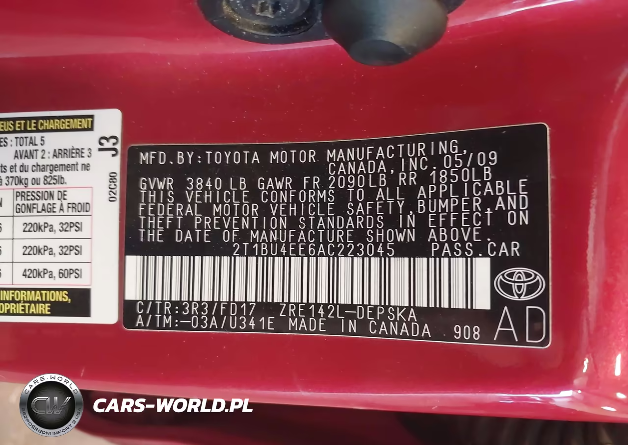 2010 Toyota Corolla S VIN:2T1BU4EE6AC223045 - 9