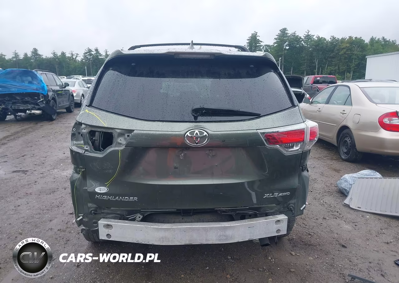 2016 Toyota Highlander Xle V6 VIN:5TDJKRFHXGS230605 - 17