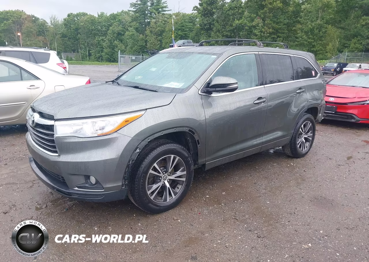 2016 Toyota Highlander Xle V6 VIN:5TDJKRFHXGS230605 - 2