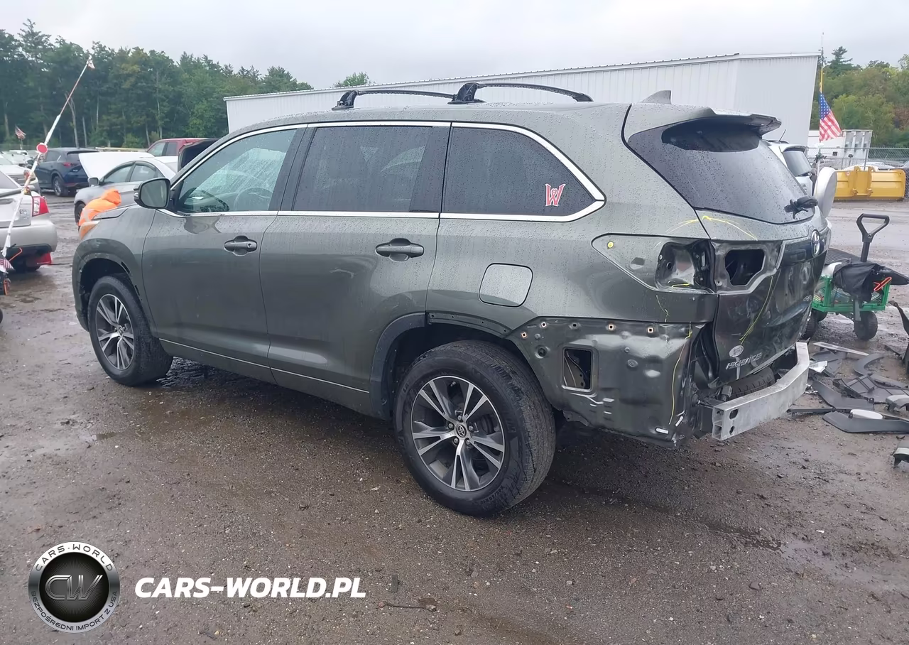 2016 Toyota Highlander Xle V6 VIN:5TDJKRFHXGS230605 - 3