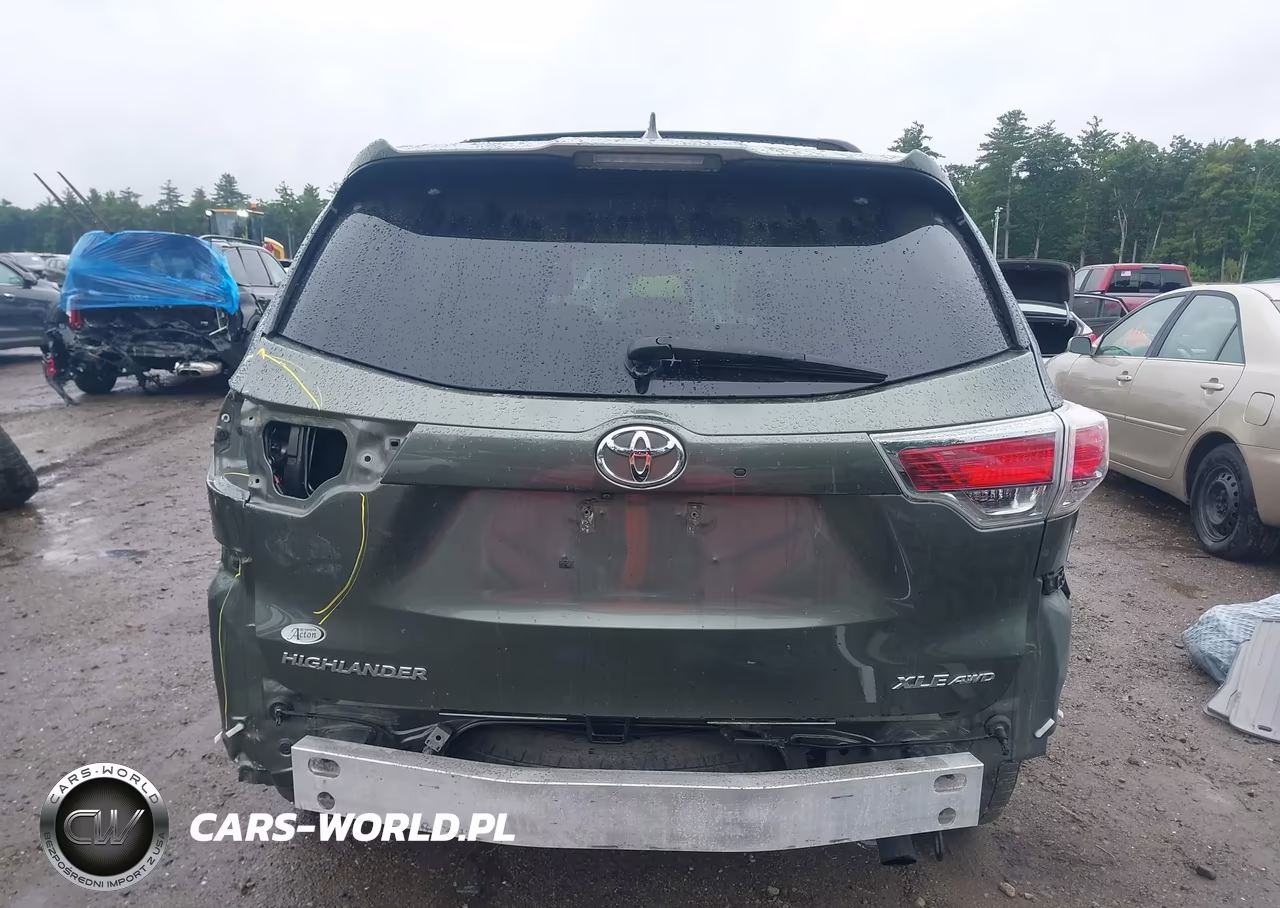 2016 Toyota Highlander Xle V6 VIN:5TDJKRFHXGS230605 - 6