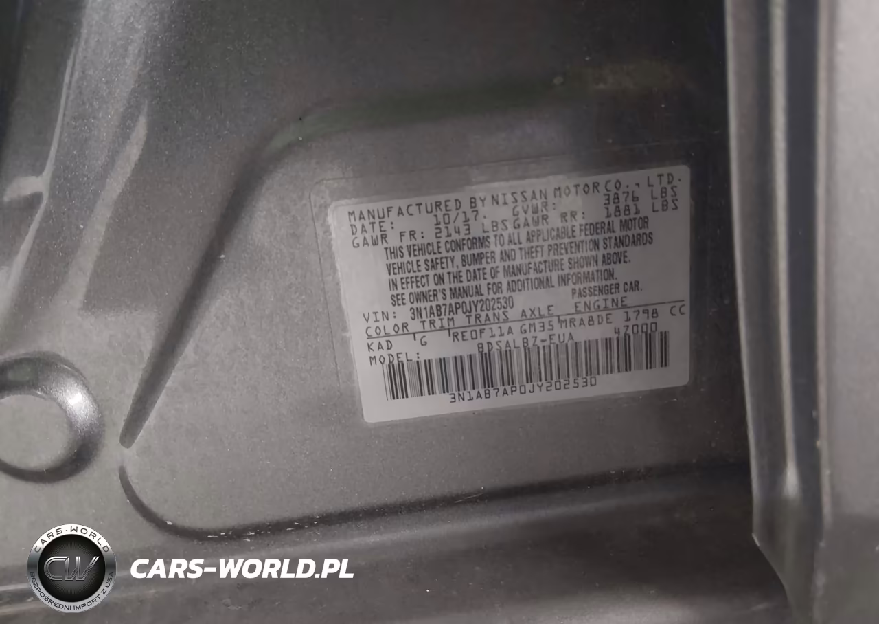 2018 Nissan Sentra S VIN:3N1AB7AP0JY202530 - 9
