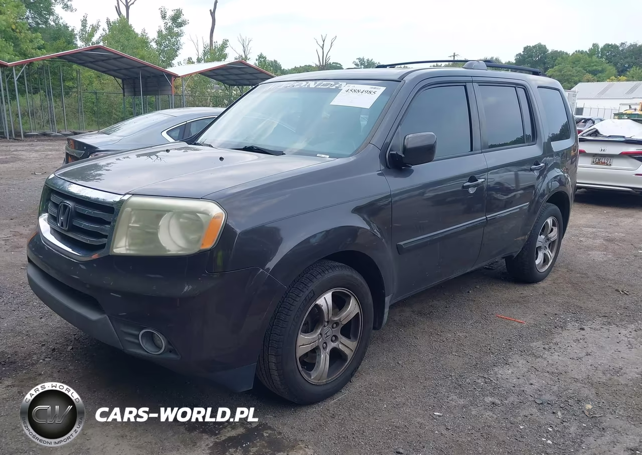 2012 Honda Pilot Ex-L VIN:5FNYF3H62CB018825 - 2