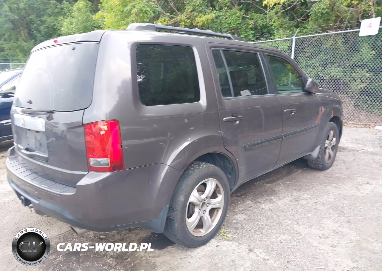 2012 Honda Pilot Ex-L VIN:5FNYF3H62CB018825 - 4