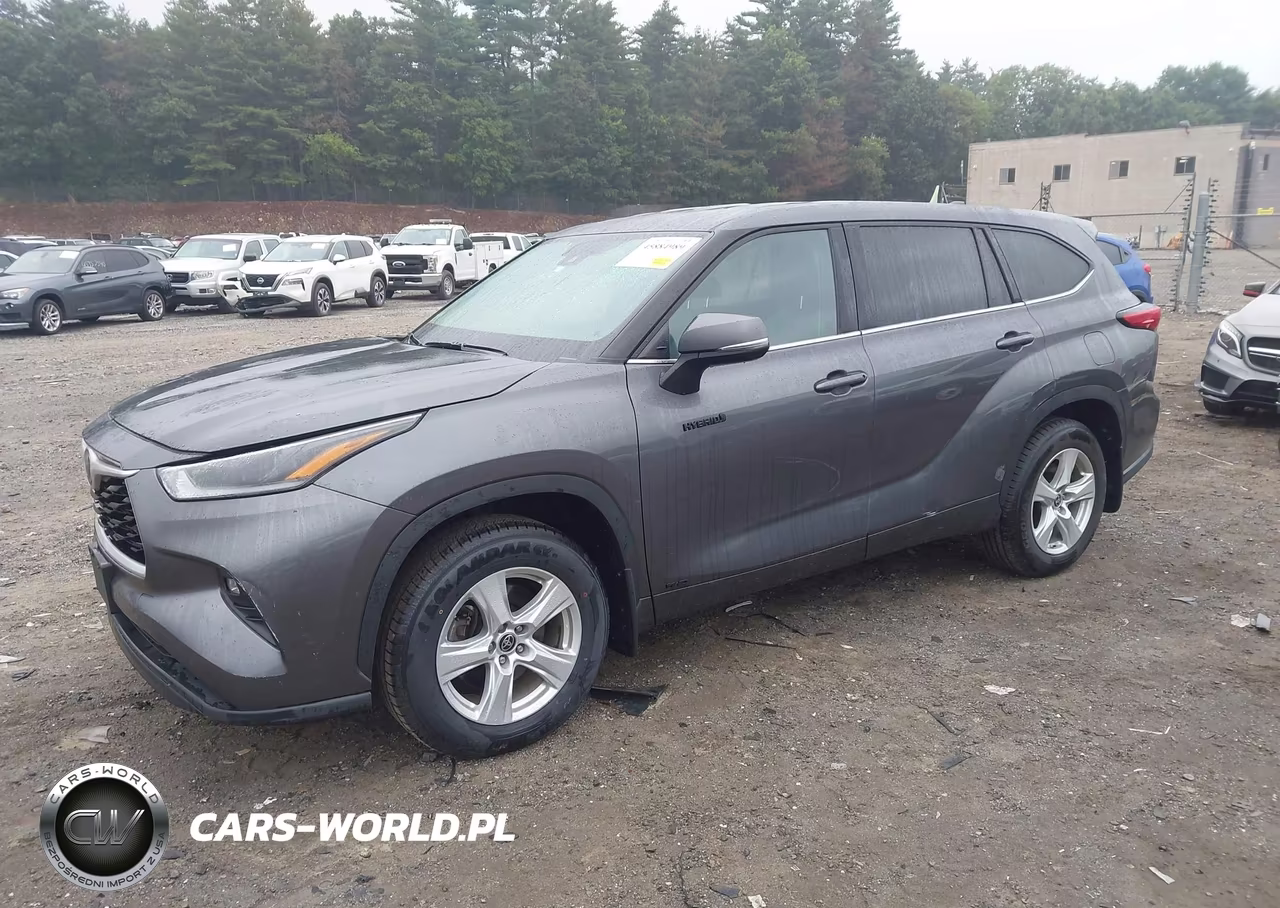 2021 Toyota Highlander Hybrid Le VIN:5TDBBRCH1MS536628 - 2