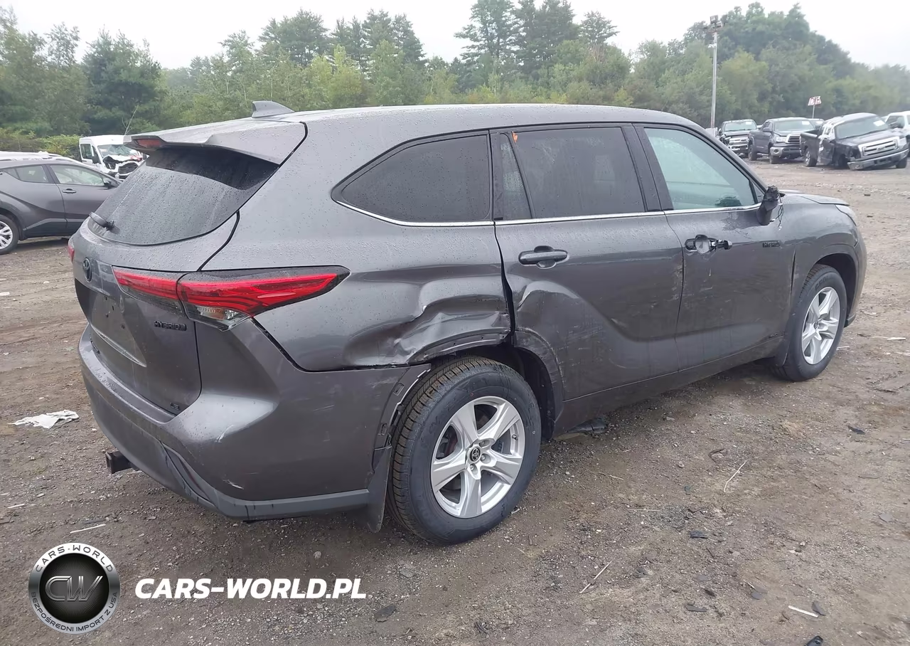 2021 Toyota Highlander Hybrid Le VIN:5TDBBRCH1MS536628 - 4