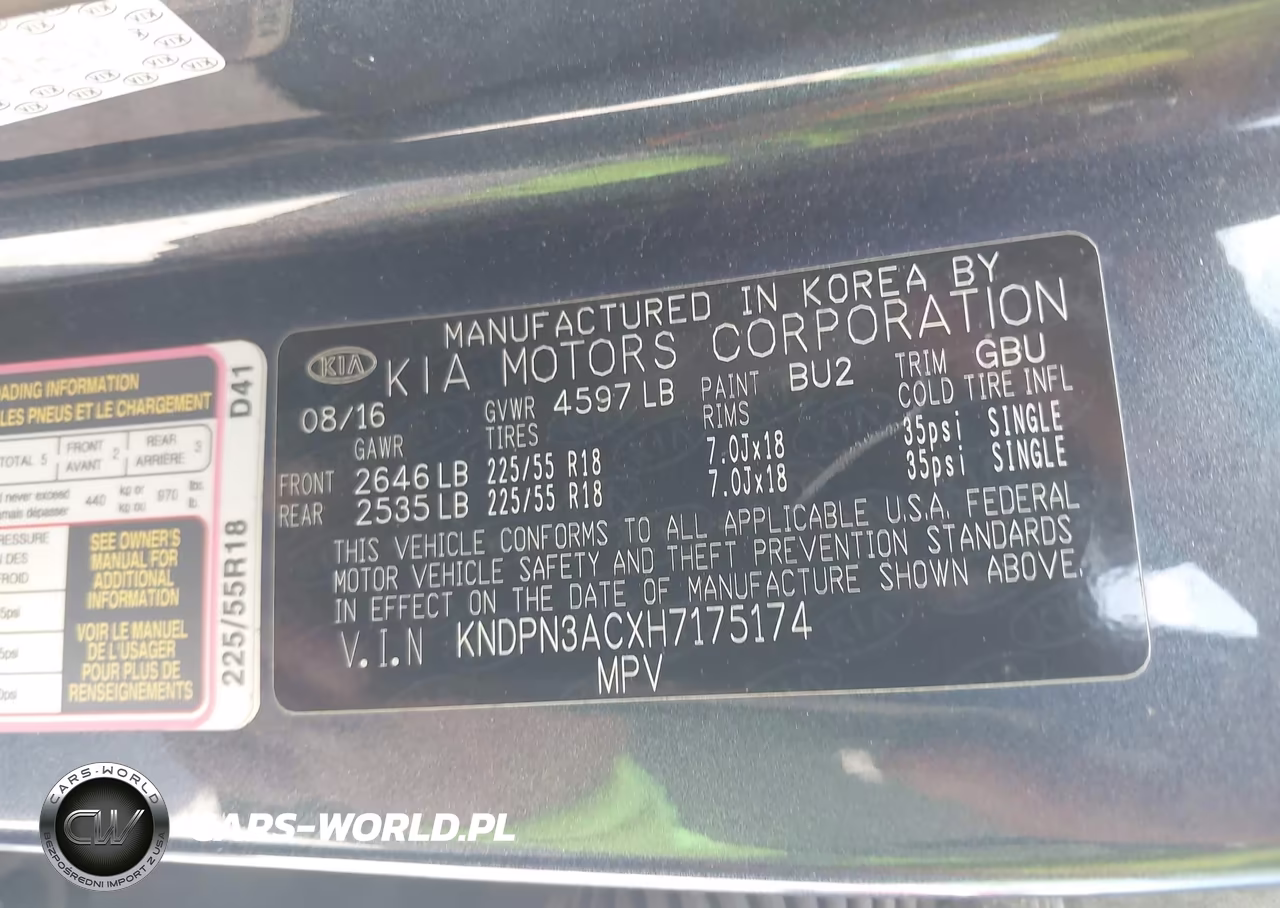 2017 Kia Sportage Ex VIN:KNDPN3ACXH7175174 - 9