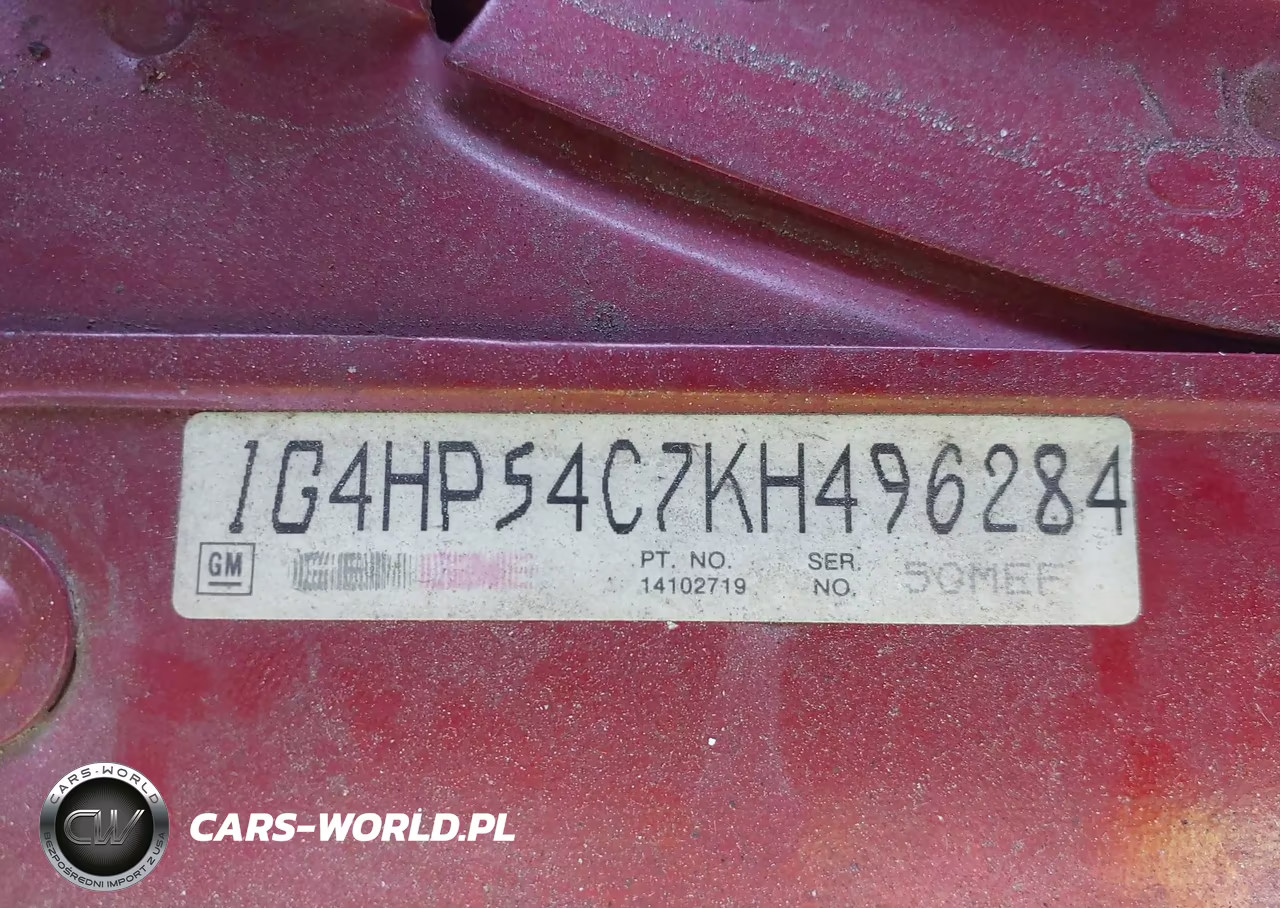 1989 Buick Lesabre VIN:1G4HP54C7KH496284 - 9