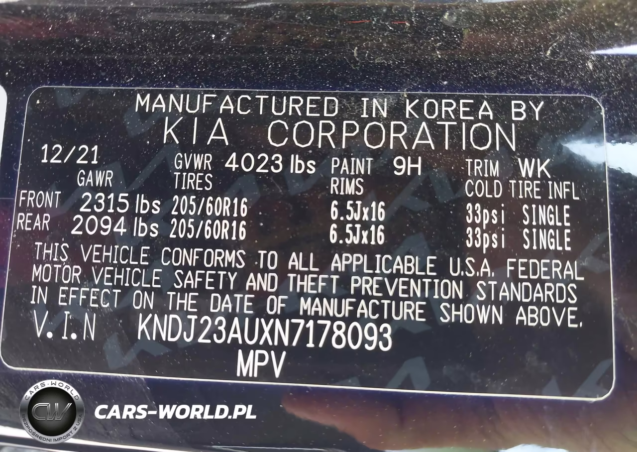 2022 Kia Soul Lx VIN:KNDJ23AUXN7178093 - 9