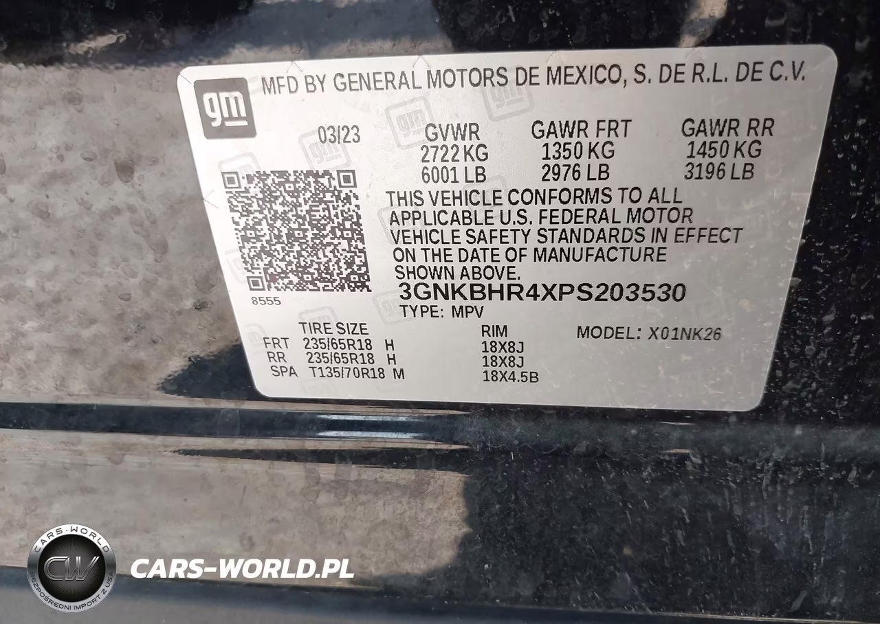 2023 Chevrolet Blazer Awd 2Lt VIN:3GNKBHR4XPS203530 - 9