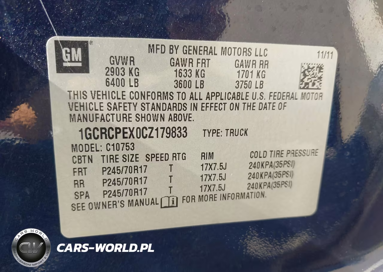 2012 Chevrolet Silverado 1500 Work Truck VIN:1GCRCPEX0CZ179833 - 9