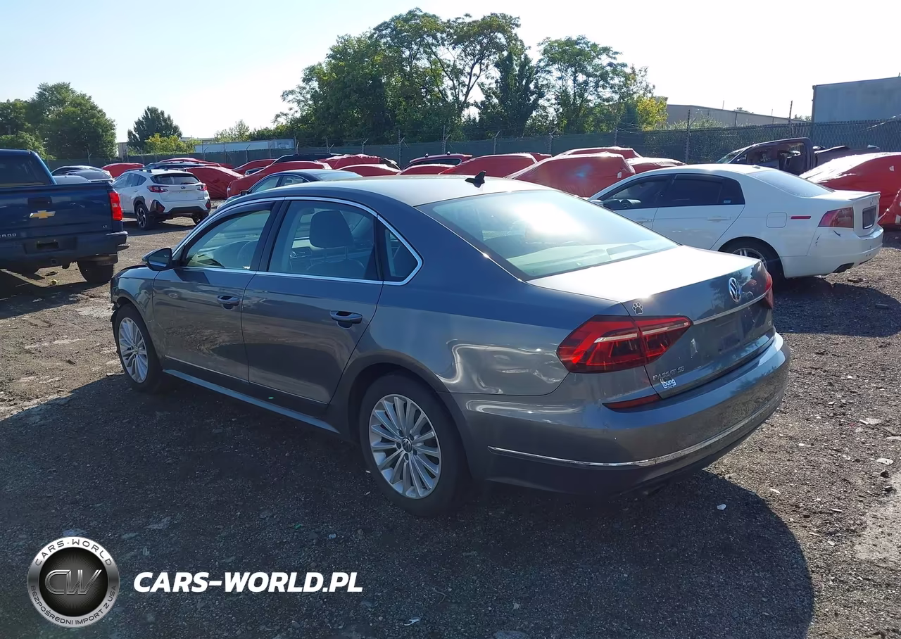 2017 Volkswagen Passat 1.8T Se VIN:1VWBT7A30HC052852 - 3
