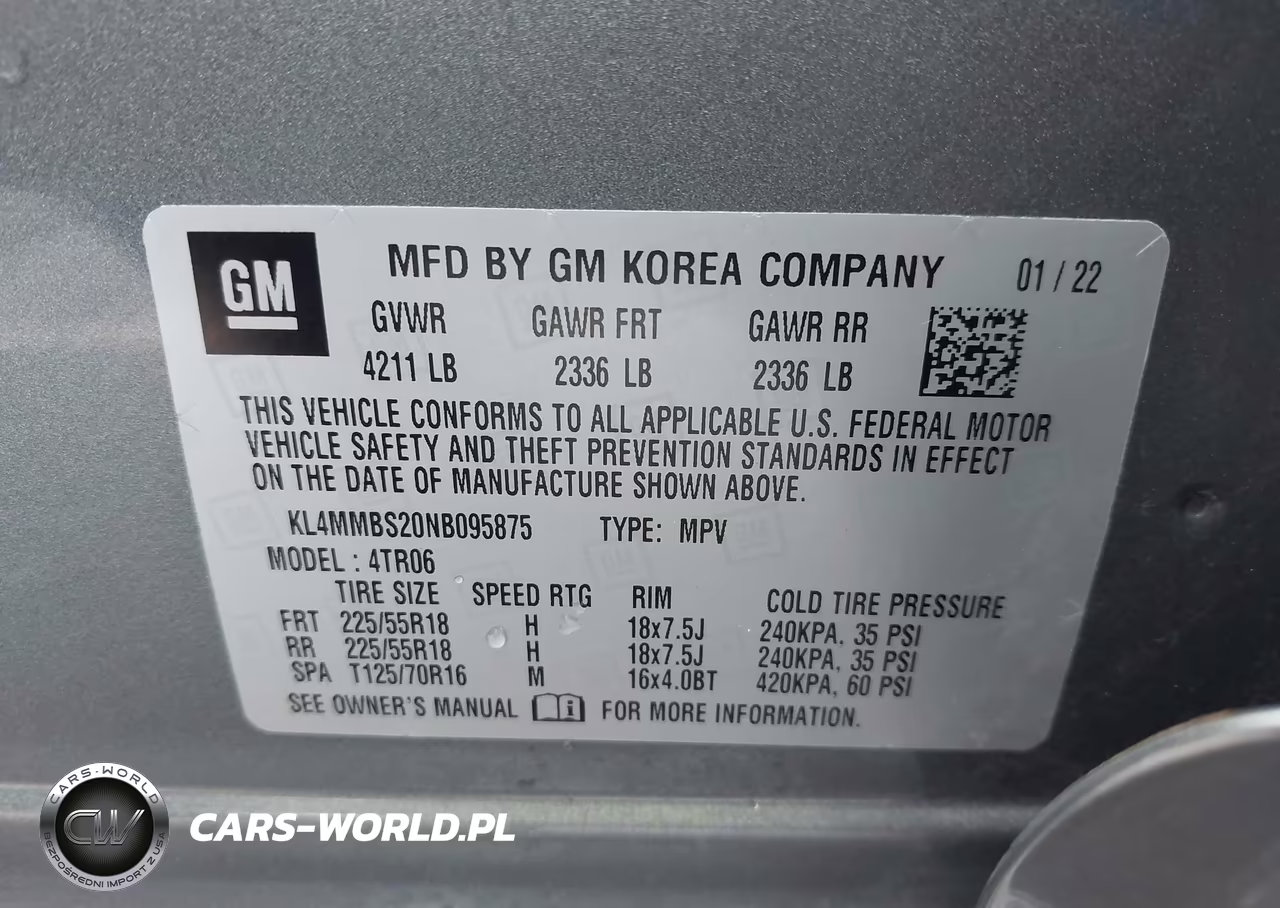 2022 Buick Encore Gx Fwd Preferred VIN:KL4MMBS20NB095875 - 9