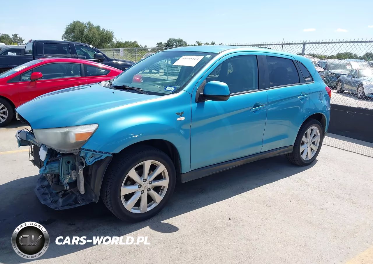 2014 Mitsubishi Outlander Sport Es VIN:4A4AP3AU9EE031270 - 2