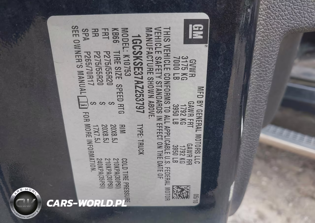 2010 Chevrolet Silverado 1500 Lt VIN:1GCSKSE37AZ253797 - 9