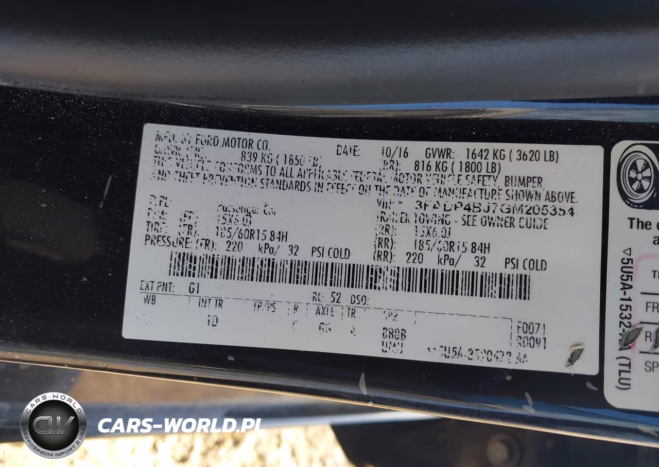 2016 Ford Fiesta Se VIN:3FADP4BJ7GM205354 - 9